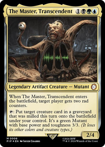 The Master, Transcendent (Universes Beyond: Fallout) Near Mint Foil