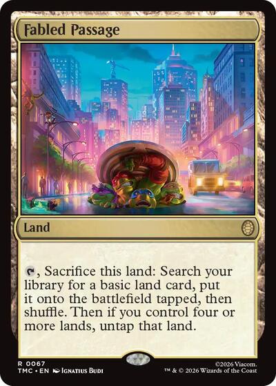 Fabled Passage (Commander: Teenage Mutant Ninja Turtles) Near Mint