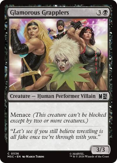 Glamorous Grapplers (Commander: Marvel Super Heroes) Near Mint