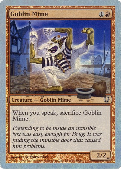 Goblin Mime (Alternate Foil) (Unhinged) Light Play Foil