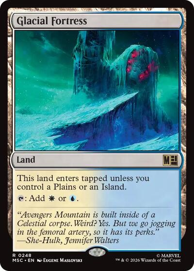 Glacial Fortress (Commander: Marvel Super Heroes) Near Mint