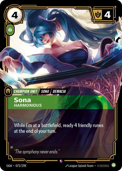 Sona Harmonious (Origins) Near Mint Foil