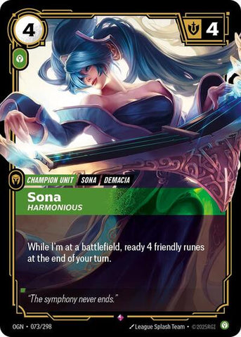 Sona Harmonious (Origins) Near Mint Foil