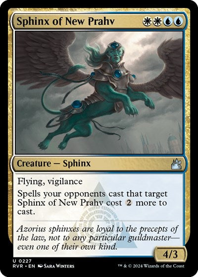 Sphinx of New Prahv (Ravnica Remastered) Near Mint Foil