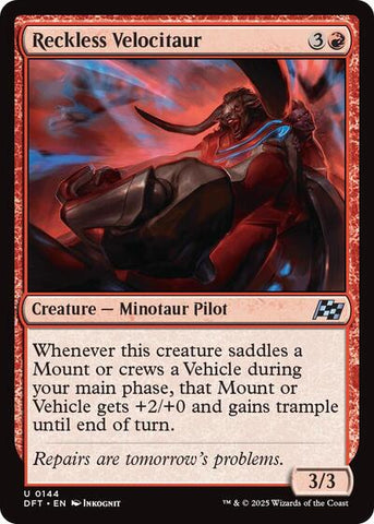 Reckless Velocitaur (Aetherdrift) Near Mint