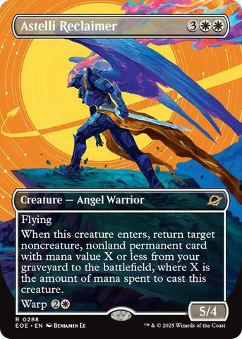 Astelli Reclaimer (Borderless) (Edge of Eternities) Near Mint Foil