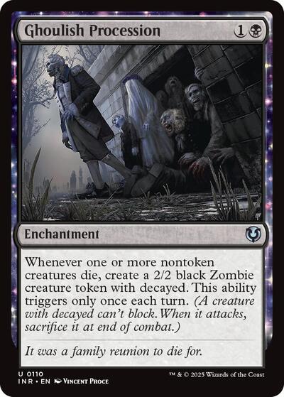 Ghoulish Procession (Innistrad Remastered) Near Mint Foil