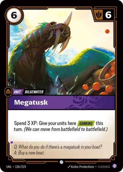 Megatusk (Unleashed) Near Mint Foil