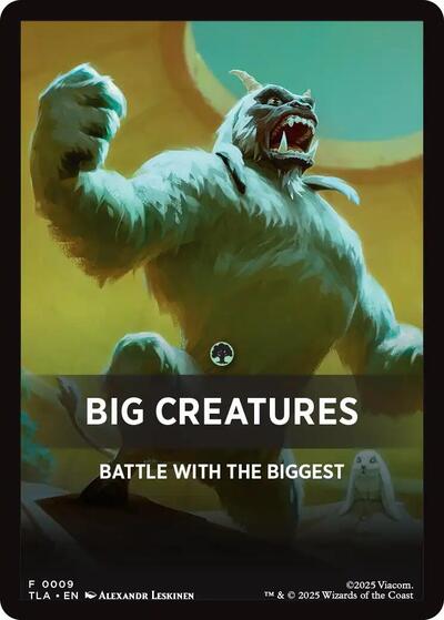 Big Creatures Theme Card (Avatar: The Last Airbender) Near Mint