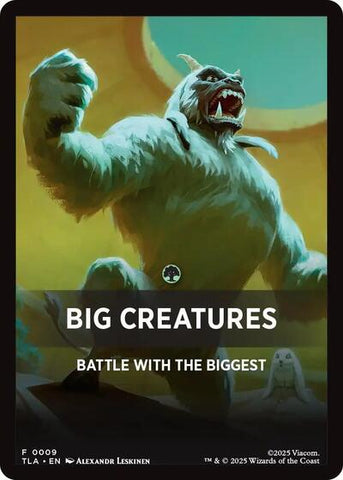 Big Creatures Theme Card (Avatar: The Last Airbender) Near Mint