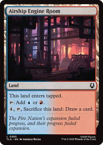 Airship Engine Room (Avatar: The Last Airbender) Near Mint Foil