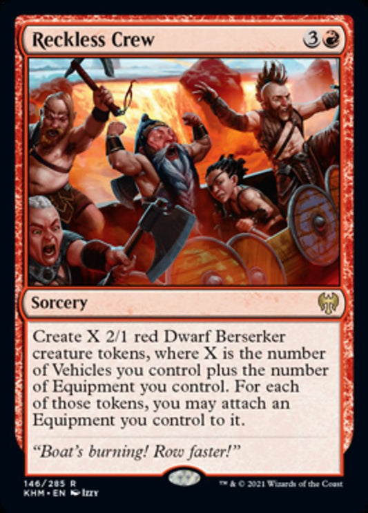 Reckless Crew (Kaldheim) Near Mint Foil