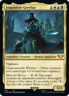 Inquisitor Greyfax (Universes Beyond: Warhammer 40K) Near Mint Foil
