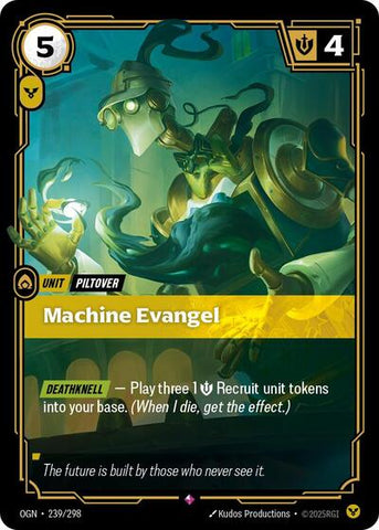 Machine Evangel (Origins) Near Mint Foil