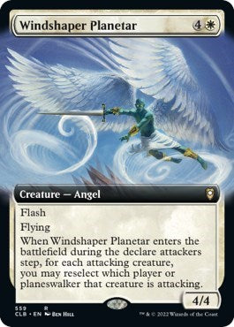 Windshaper Planetar (Extended Art) (Commander Legends: Battle for Baldur's Gate) Near Mint