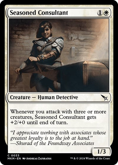 Seasoned Consultant (Murders at Karlov Manor) Near Mint Foil