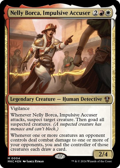 Nelly Borca, Impulsive Accuser (Commander: Murders at Karlov Manor) Near Mint Foil