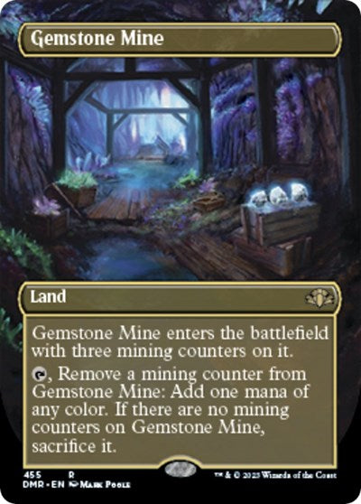 Gemstone Mine (Borderless) (Dominaria Remastered) Near Mint