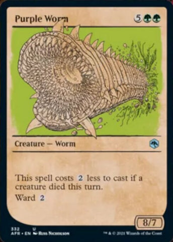 Purple Worm (Showcase) (Adventures in the Forgotten Realms) Near Mint