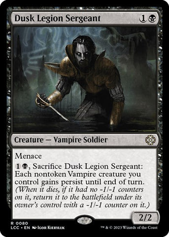 Dusk Legion Sergeant (Commander: The Lost Caverns of Ixalan) Near Mint
