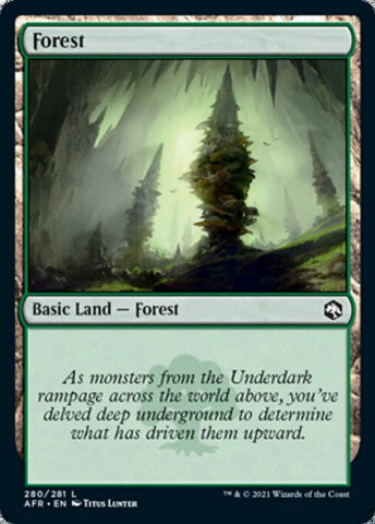 Forest (280) (Adventures in the Forgotten Realms) Near Mint