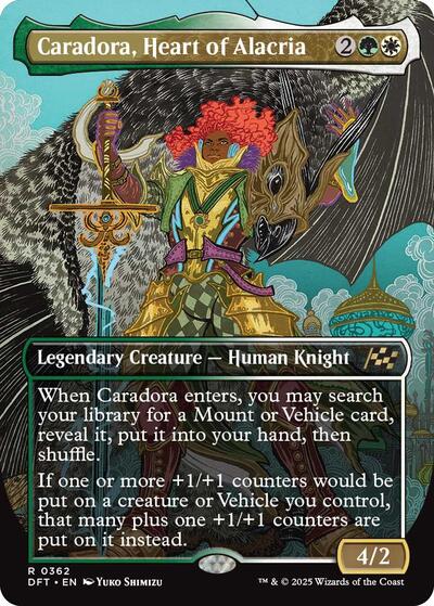 Caradora, Heart of Alacria (Borderless) (Aetherdrift) Near Mint