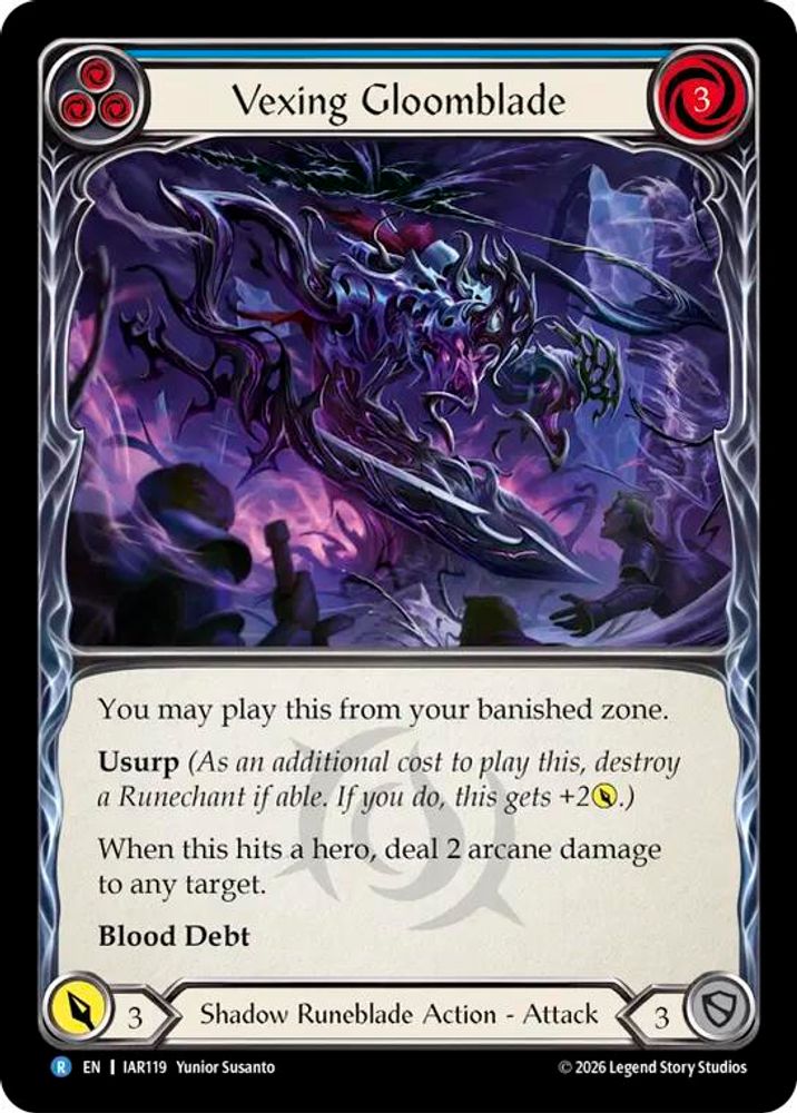 Vexing Gloomblade (Blue)