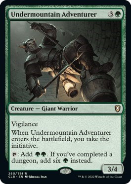 Undermountain Adventurer (Commander Legends: Battle for Baldur's Gate) Near Mint Foil