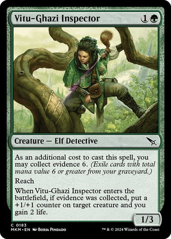 Vitu-Ghazi Inspector (Murders at Karlov Manor) Near Mint Foil