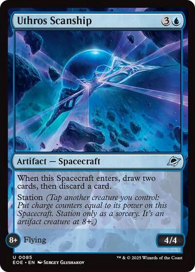Uthros Scanship (Edge of Eternities) Near Mint Foil