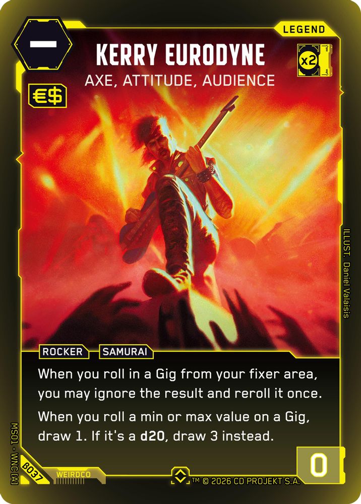 Kerry Eurodyne - Axe, Attitude, Audience (Rare)