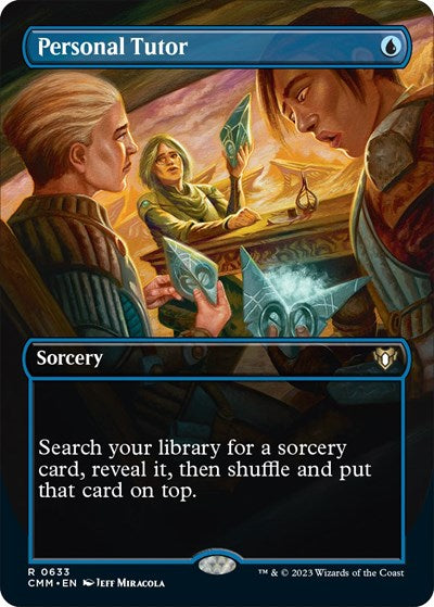 Personal Tutor (Borderless) (Commander Masters) Near Mint