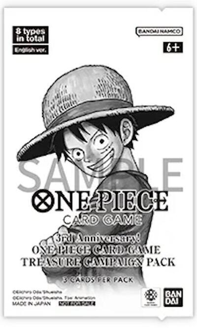 3rd Anniversary One Piece Treasure Campaign Pack