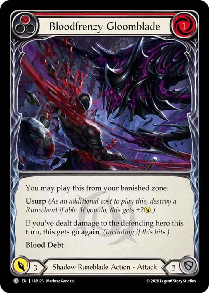 Bloodfrenzy Gloomblade (Red)
