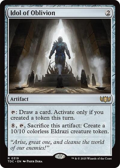 Idol of Oblivion (Commander: Tarkir: Dragonstorm) Near Mint