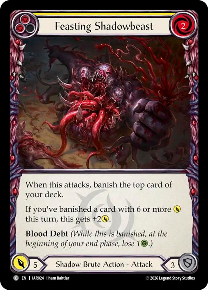 Feasting Shadowbeast (Yellow)