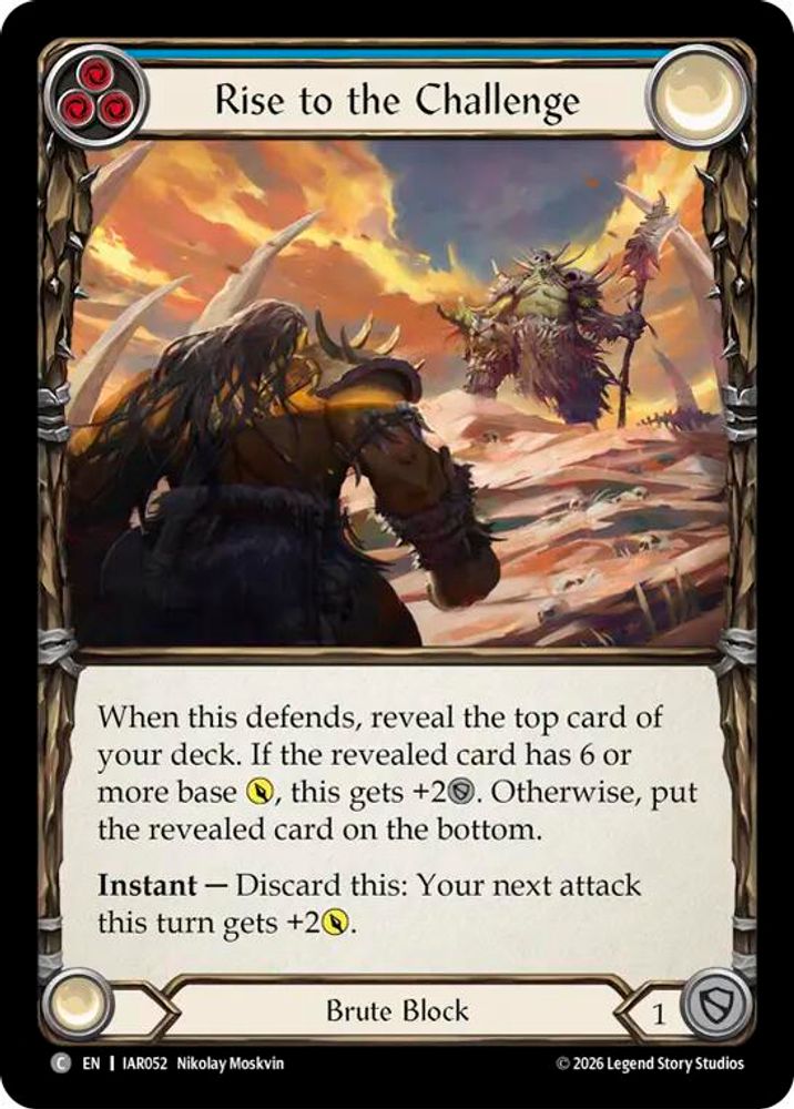 Rise to the Challenge (Blue)