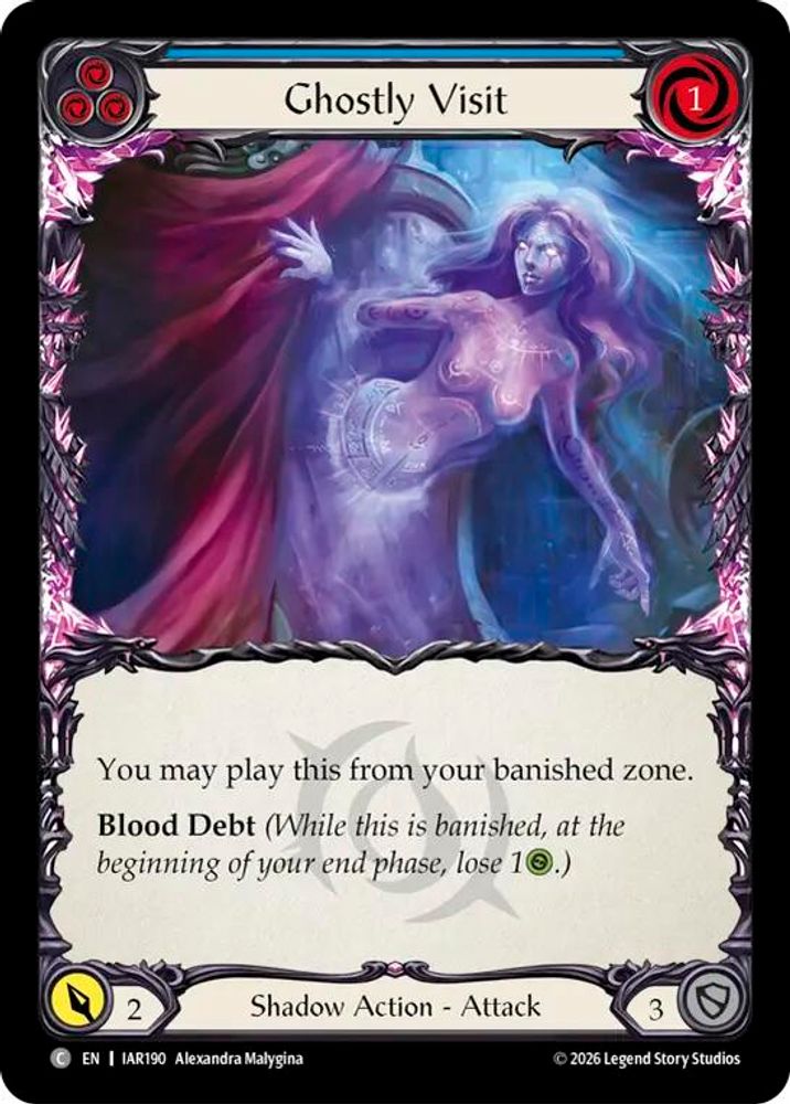 Ghostly Visit (Blue)