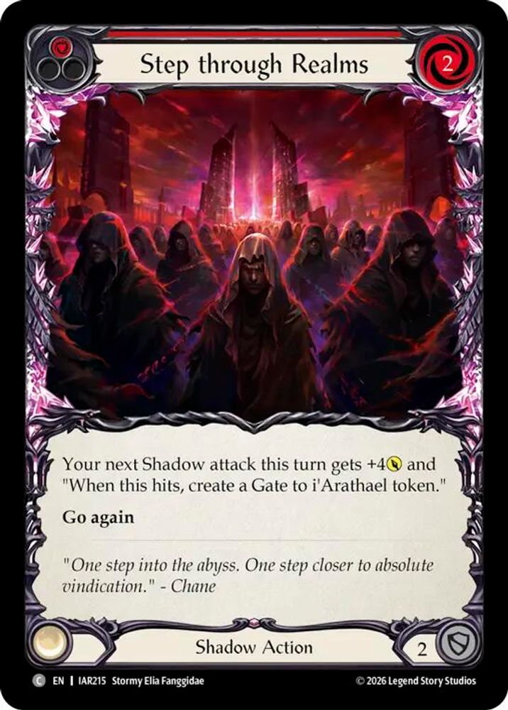 Step through Realms (Red)