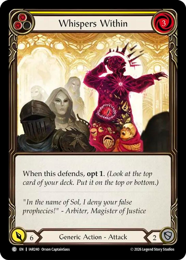 Whispers Within (Yellow)