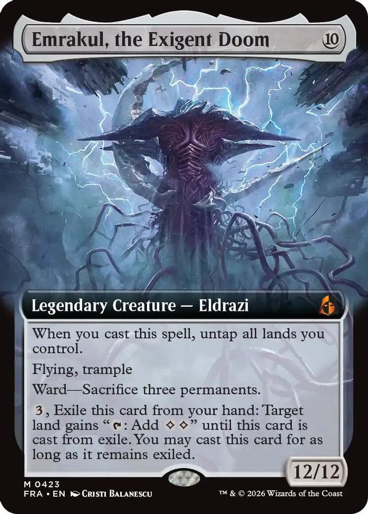 Emrakul, the Exigent Doom (Extended Art)