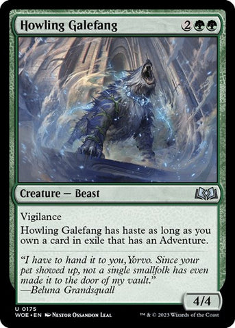 Howling Galefang (Wilds of Eldraine) Near Mint