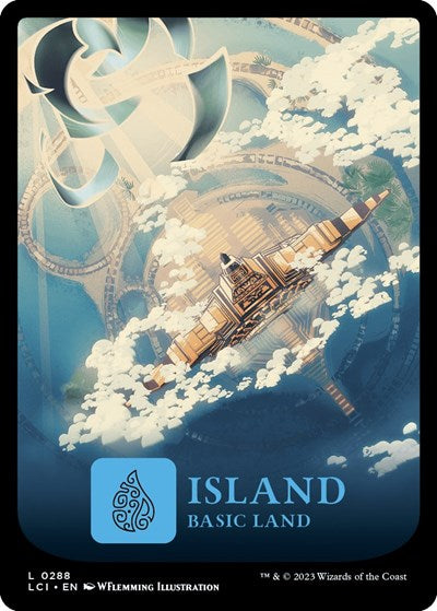 Island (0287) (The Lost Caverns of Ixalan) Near Mint Foil
