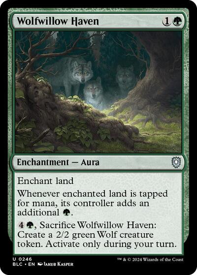 Wolfwillow Haven (Commander: Bloomburrow) Near Mint