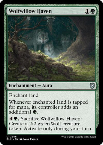 Wolfwillow Haven (Commander: Bloomburrow) Near Mint