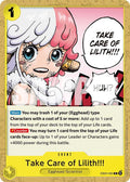 Take Care of Lilith!!!
