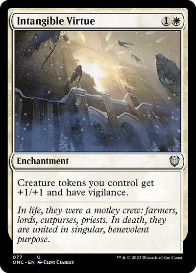 Intangible Virtue (Commander: Phyrexia: All Will Be One) Near Mint