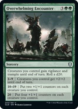 Overwhelming Encounter (Commander Legends: Battle for Baldur's Gate) Near Mint Foil