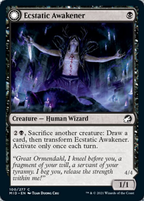 Ecstatic Awakener / Awoken Demon (Innistrad: Midnight Hunt) Near Mint Foil