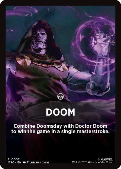 Doom Theme Card (Commander: Marvel Super Heroes) Near Mint